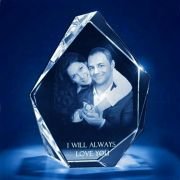 3D Crystal trophy