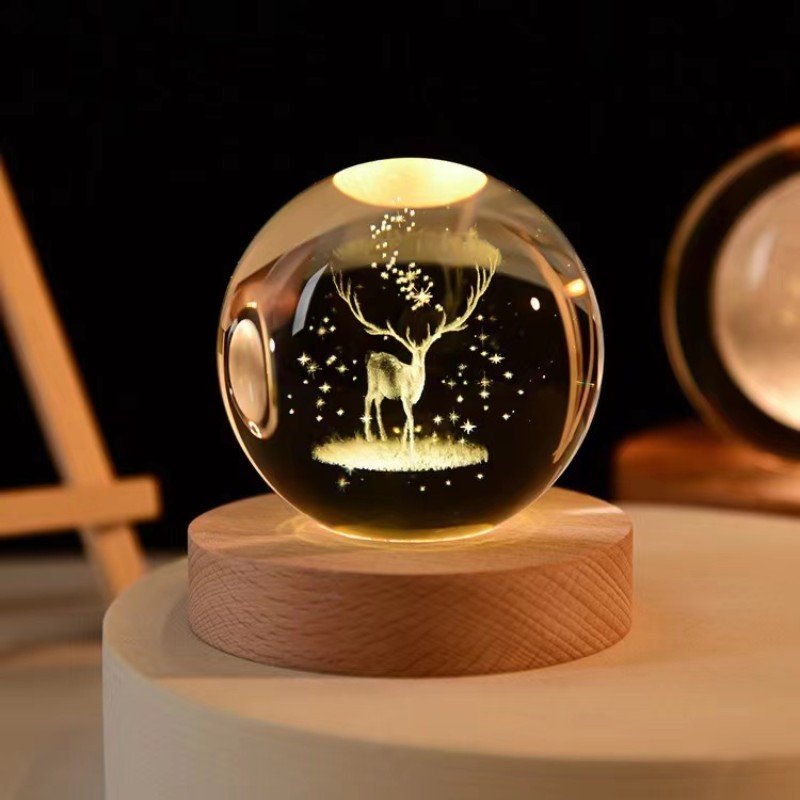 3D crystal ball