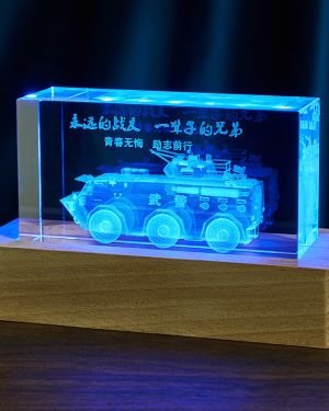 3d crystal art