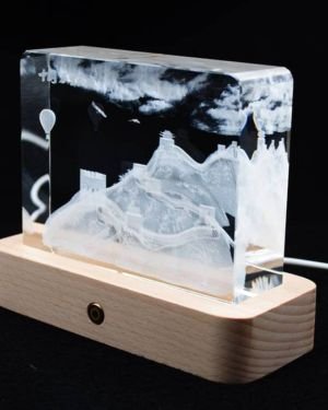 3d crystal laser engraving