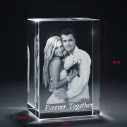 3d crystal photo