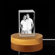 3d crystal photo