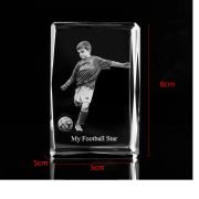 3d crystal photo