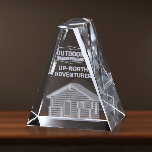 3d laser etched crystal