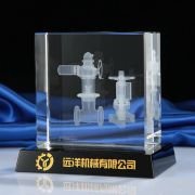 3d laser etched crystal