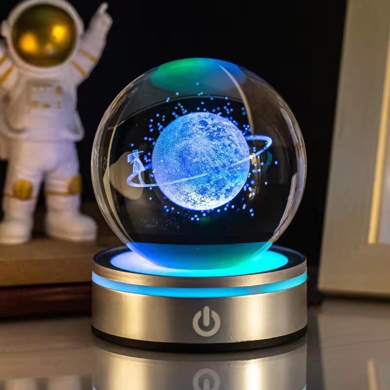 3d solar system crystal ball​