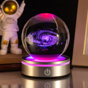 3d solar system crystal ball​