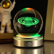 3d solar system crystal ball​