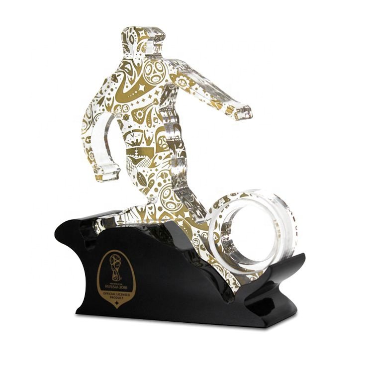 Acrylic football trophy