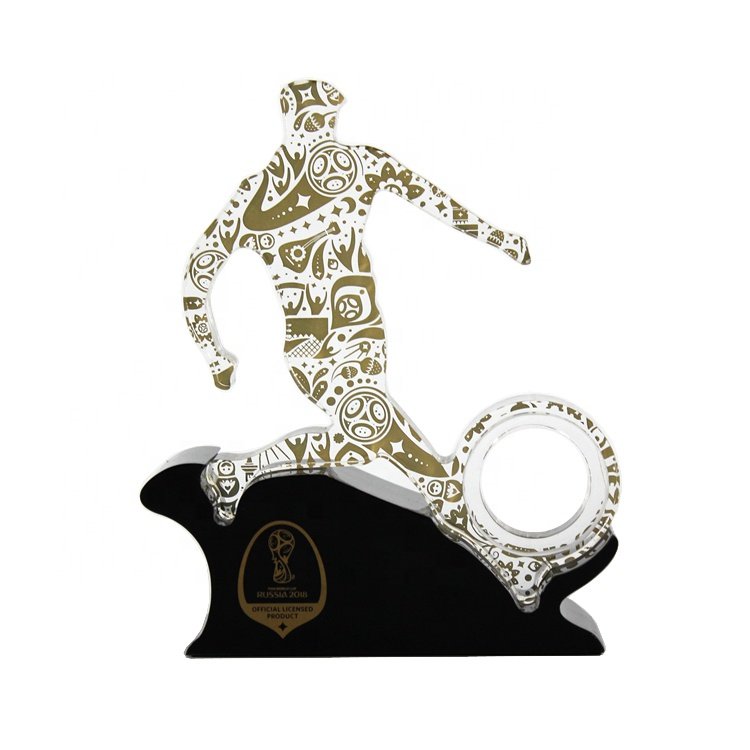 Acrylic football trophy