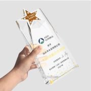 Crystal Star trophy custom