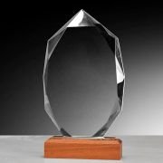 Crystal blank trophy