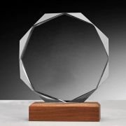Crystal blank trophy