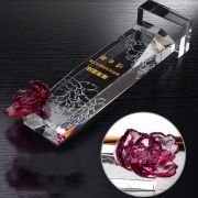 Crystal flower trophy