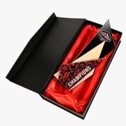 Crystal football trophy