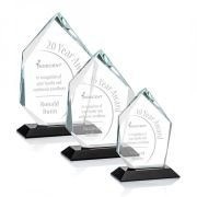 custom glass trophies