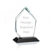 custom glass trophies