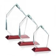custom glass trophies