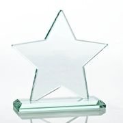 glass trophy award