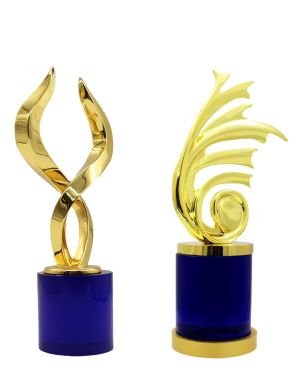 Art metal trophy
