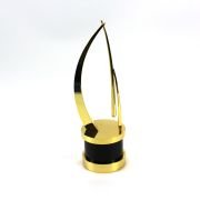 Simple metal trophy