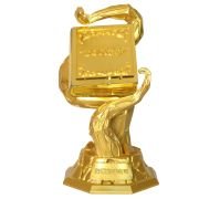 Speech contest gold trophy