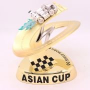 Racing gold trophy