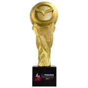 Football metal trophy custom