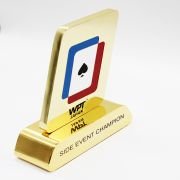 Poker competition trophy