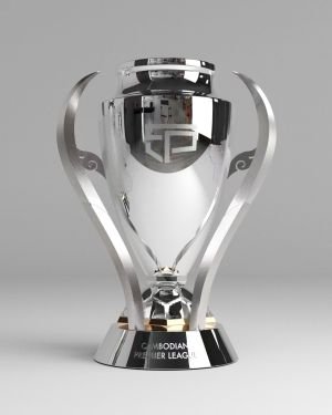 Champions league football trophy
