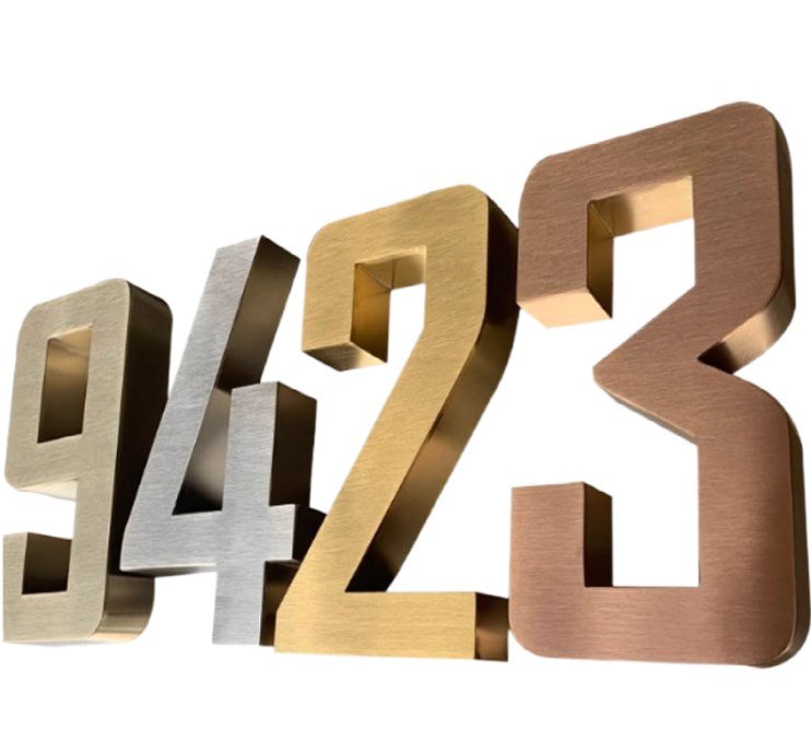 aluminum letters