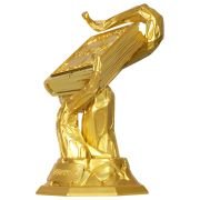 Speech contest gold trophy