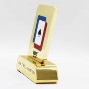 Poker competition trophy