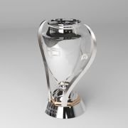 Champions league football trophy