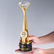 Outstanding employee trophy