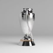 Champions league football trophy