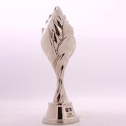 Championship metal trophy