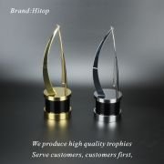 Simple metal trophy
