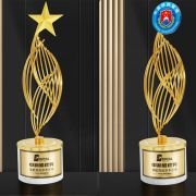 Corporate service trophy