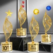 Corporate service trophy
