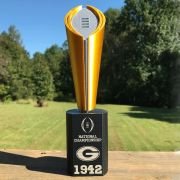National championship trophy