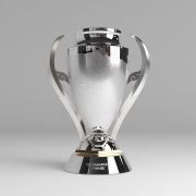 Champions league football trophy