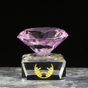 Pink diamond trophy