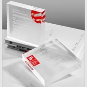 Square Crystal Award