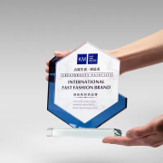 award crystal trophy