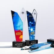 crystal award trophy