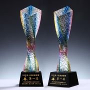 crystal award trophy