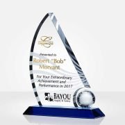 crystal trophies