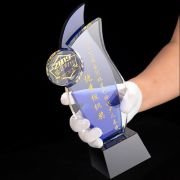crystal trophies and awards