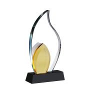 crystal trophy award